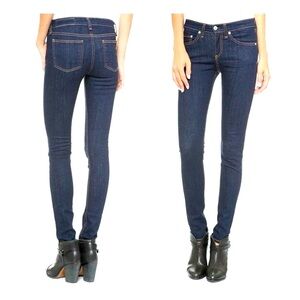 Rag & Bone Women's High Rise Skinny Slim Jeans in Heritage Wash Size 28 EUC
